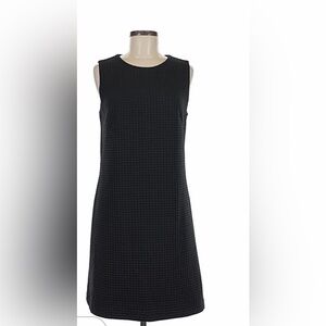 Ann Taylor Petite Sleeveless Black Textured Shift Work Sheath  Dress – Size 00P